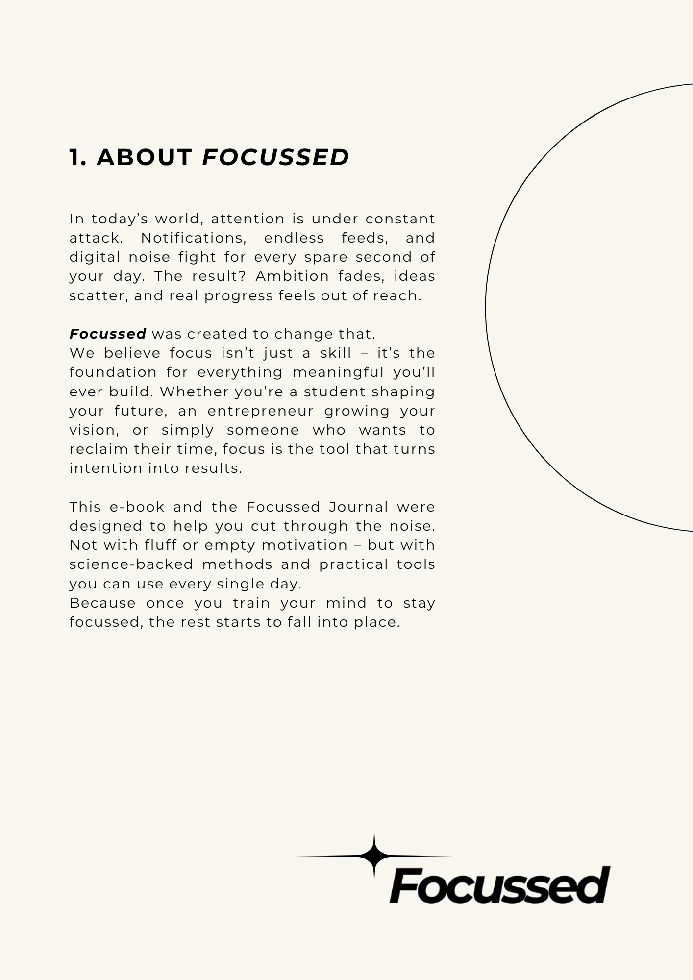 E-Book - The Focussed Blueprint