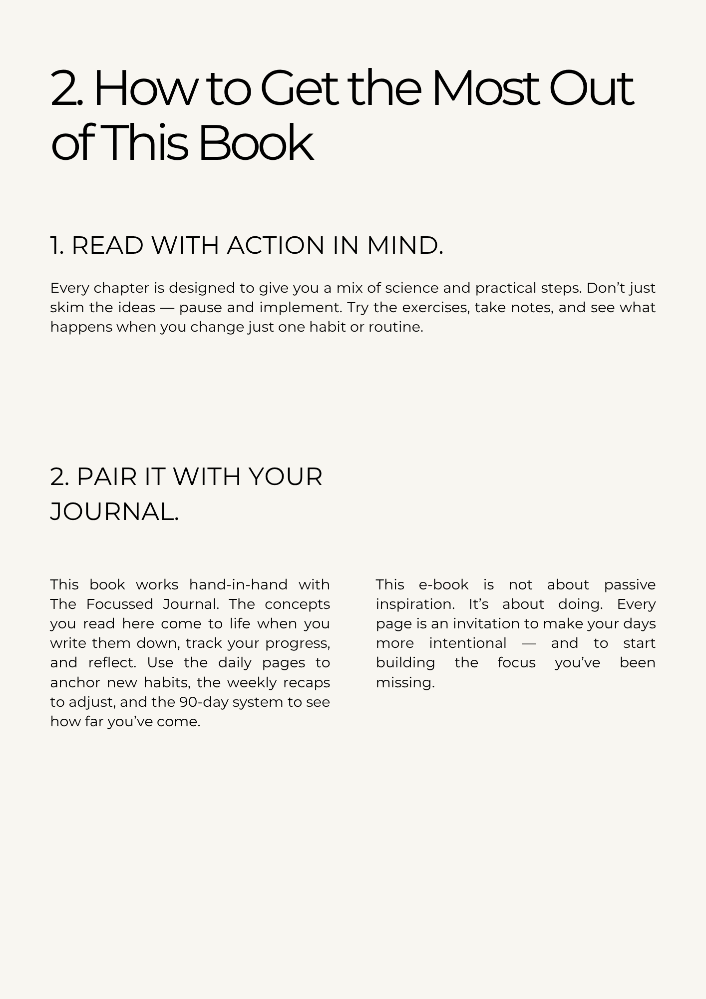 E-Book - The Focussed Blueprint
