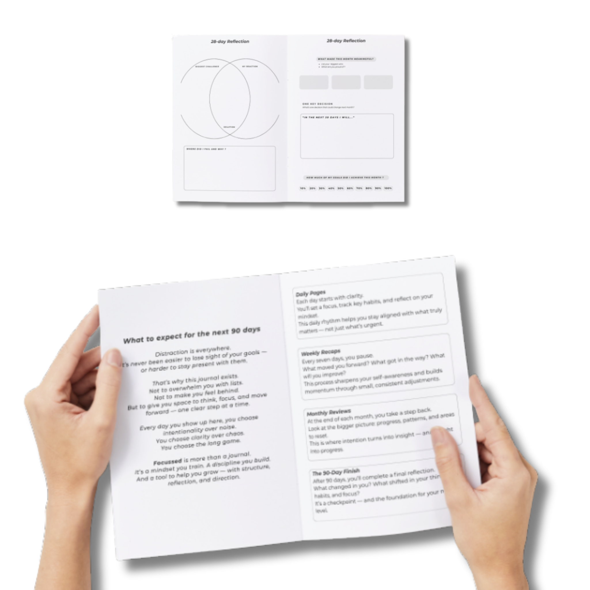The Focussed Journal - A Productivity Workbook